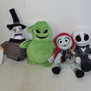 Disney Plush Toy Set - Green, Red, Black, White